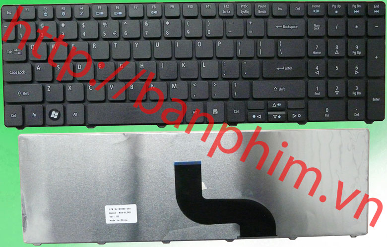 Bàn phím eMachine E440 E640 G460 G460G E730  E730G E730Z E730ZG Keyboard 