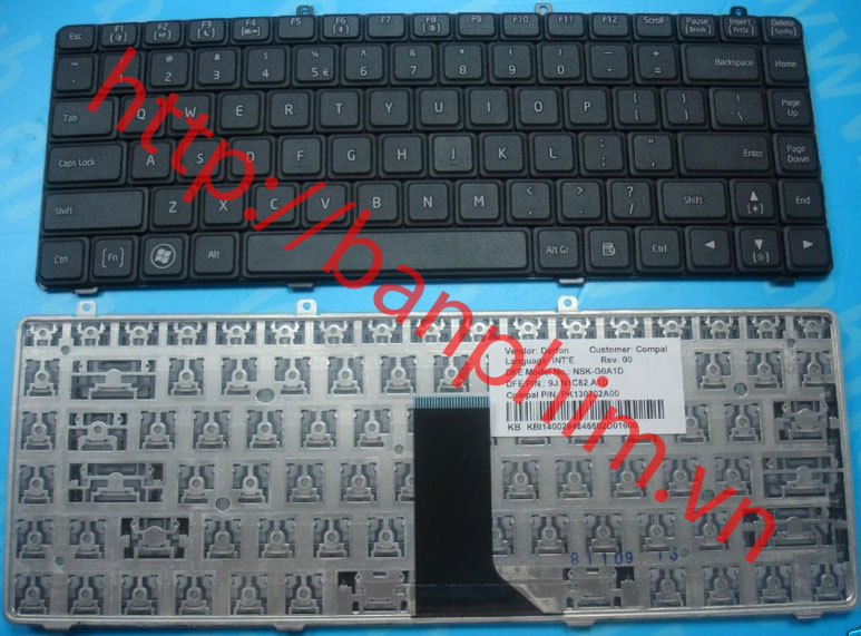 Bàn phím laptop Gateway KAL90 TC78 Keyboard 