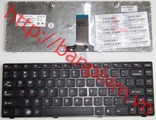 Bàn phím Lenovo 3000 V470c Keyboard 
