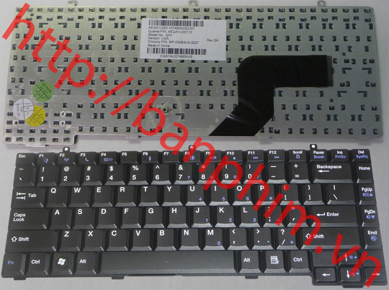 Gateway 475m E-475 E-475M E-265 E-265M NA1 QA1 Keyboard 