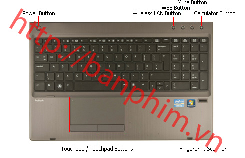 Bàn phím HP Probook 6570b keyboard 