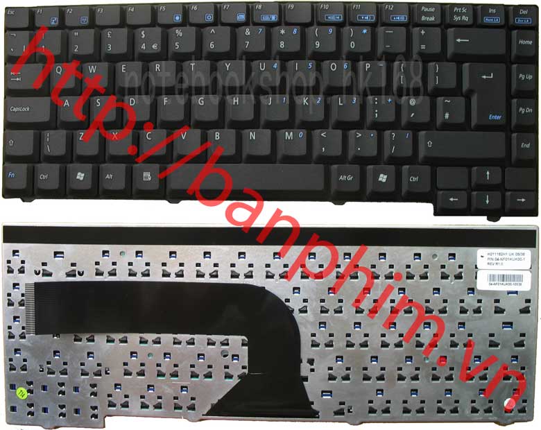 Bàn phím ASUS A9 A9RP A9T Z94 Z94Rp Z94G X50 X51 X51R X51RL Z94L Keyboard 