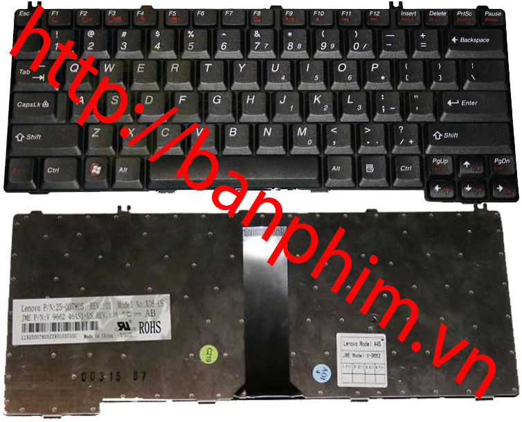 Bàn phím Lenovo 14001 14002 20008 20003 15003 N100 X08-US keyboard Lenovo 14001 14002 20008 20003 15003 N100 