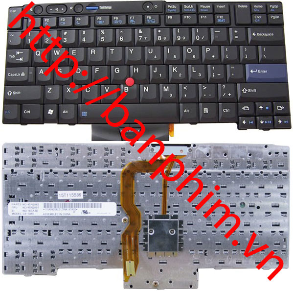 Bàn phím laptop Lenovo Thinkpad T420 X220 X220i T410 T410i W510 W520 T420S T400S keyboard