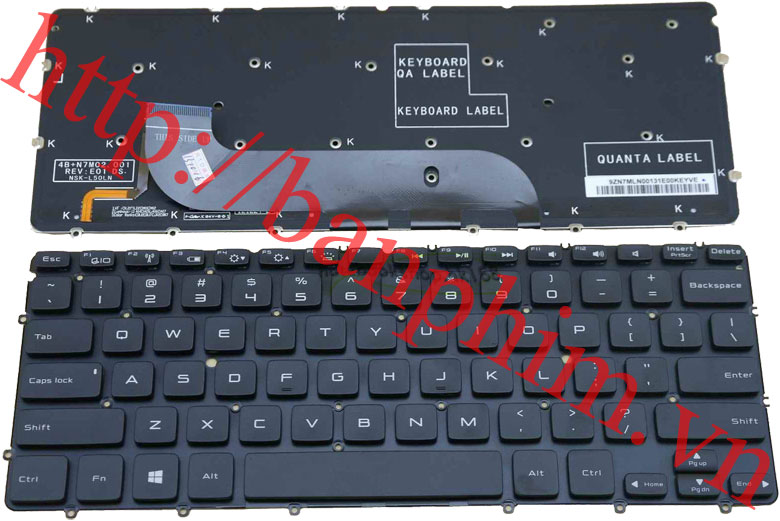 Bàn phím laptop DELL XPS 12 13 L321X L322X 13Z 13R 13D Ultrabook Keyboard
