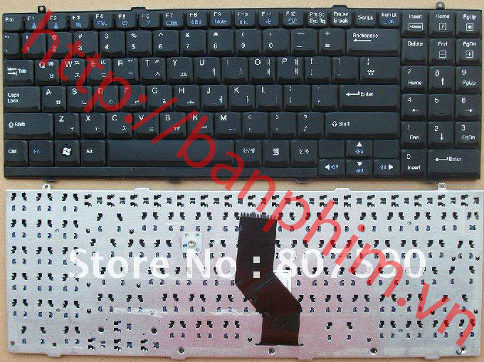 Bàn phím laptop LG R580 R560 MP-09M13K0-920 keyboards phiên bản tiếng Hàn Quốc