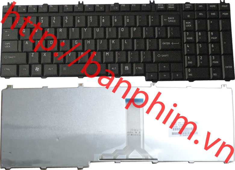 Bàn phím laptop Toshiba Satellite A500 A505 A505D F501 P300 L505 P305 L350 L350D L355 L555 L550 P500 P505 