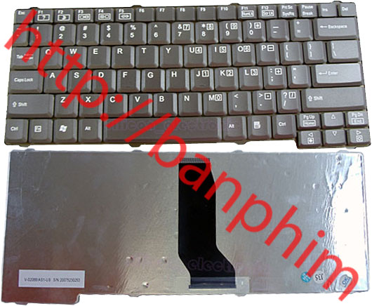 Bàn phím laptop Acer TravelMate 200 210 220 260 520 730 740 Fujitsu Amilo M7400 Keyboard 