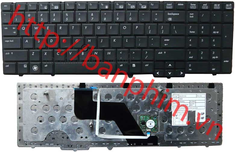 Bàn phím HP EliteBook 8540p 8540w Keyboard 
