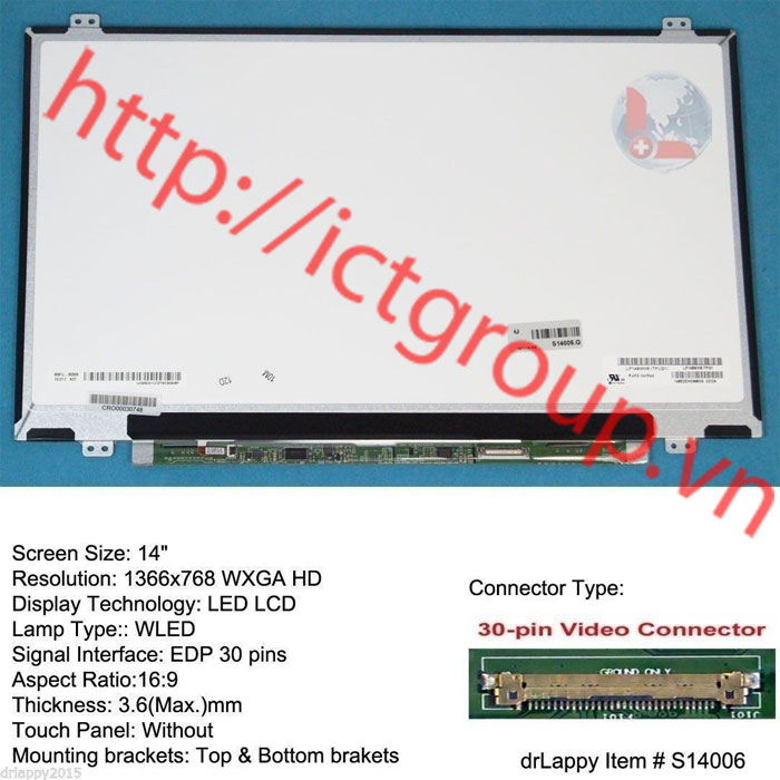 Màn hình Lenovo Ideapad 310-14ISK LCD 