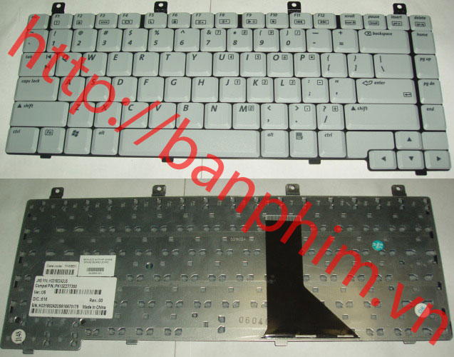 Bàn phím laptop Hp Compaq Presario C300 C500 V2000 C502 M2000 R3000 keyboard 