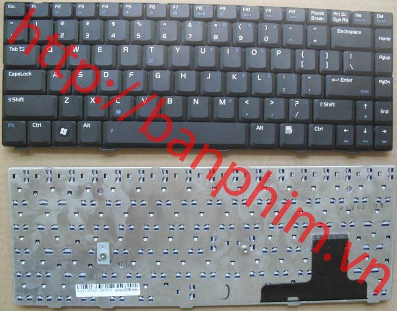 Bàn phím laptop NEW ASUS V1 V1J V1Jp V1S V1S-1A V2 V2S VX2 VX2S VX3 Keyboard 