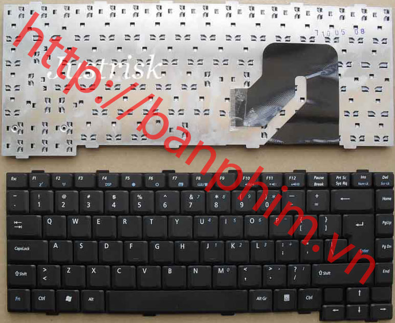 Bàn phím laptop Asus W2 W2J W2Jb W2Jc W2P W2S W2V W2Vc W2W W5 W6 W7 Z35 Z35H Z53 W2000 W5000 W7000 keyboard 