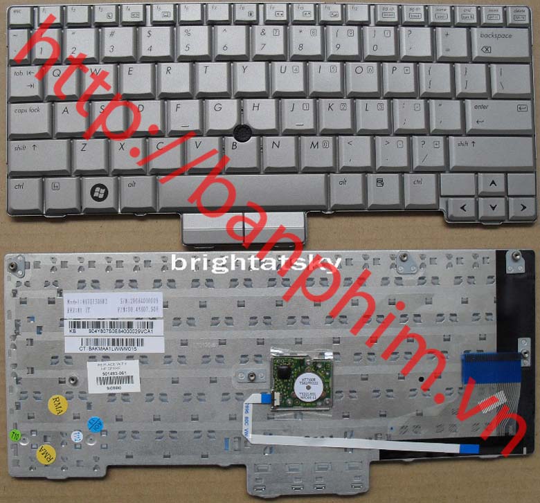 Bàn phím laptop HP Elitebook 2730p Keyboard 