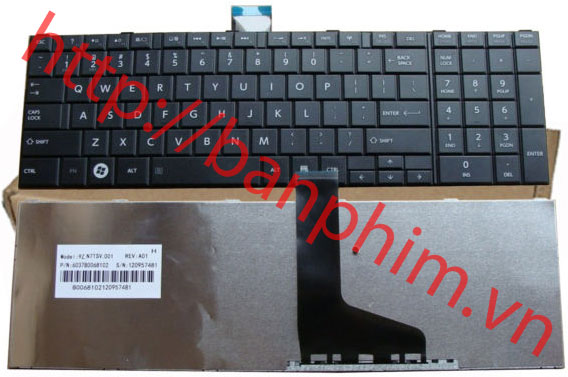 Bàn phím laptop TOSHIBA Satellite C850 C850D C855 C855D C855-S5236 C855-S5214 C855-S5206 L855 L855D keyboard 