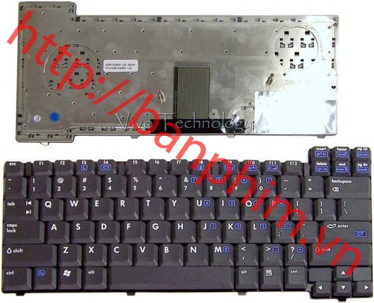 Bàn phím laptop HP Compaq NX7300 NX7400 NC8220 NC8230 NX8220 NW8240 Keyboard 