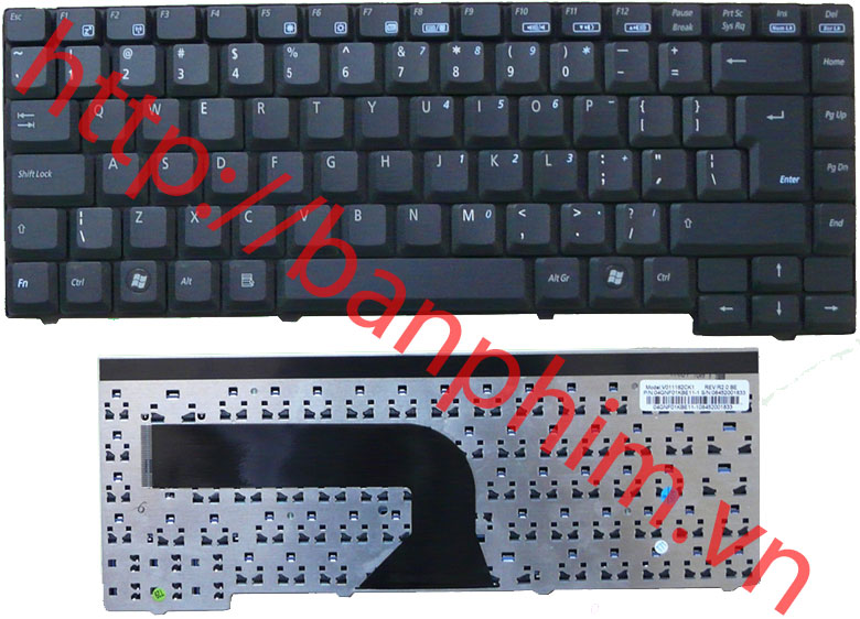 Bàn phím ASUS A9 A9Rp A9 Z9T X50C X50M X50N X50R X50RL X51R X51RL X58 X58C X58L X58Le Keyboard 
