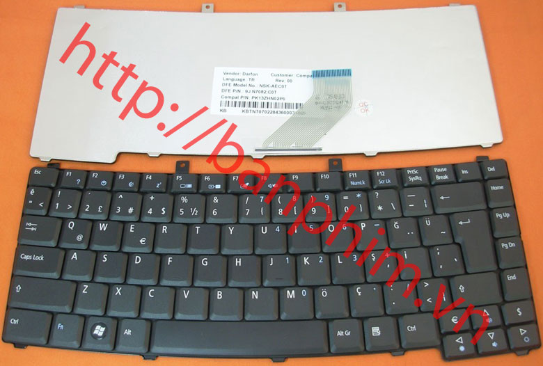 Bàn phím laptop Acer TravelMate Acer Travelmate 3210 3210Z 3220 2400 2200 2450 4650 Keyboard 