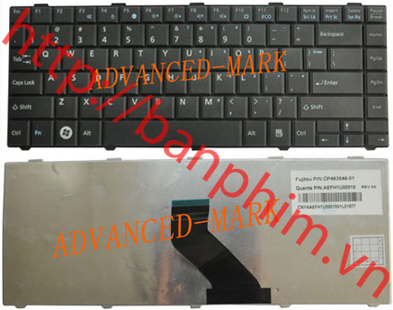 Bàn phím laptop FUJITSU LH530 LH530G keyboard 
