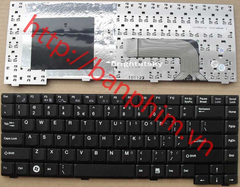Bàn phím laptop Fujitsu Siemens Amilo PI1510 keyboard 