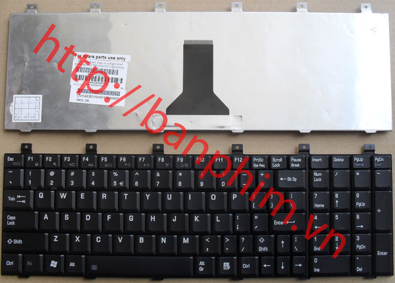 Bàn phim TOSHIBA Satellite M60 M65 P100 P105 Pro L100 Keyboard 