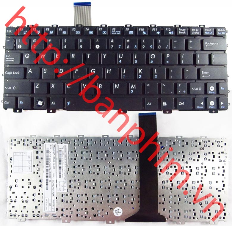 Bàn phím laptop Asus Eee PC 1015PE 1015PEB 1015PED 1015PEG 1015PEM 1011PX 1015P 1015PN 1015TX 1018P 1018PB KEYBOARD 