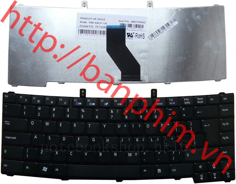 Bàn phím laptop Acer eMachines D620 Keyboard 