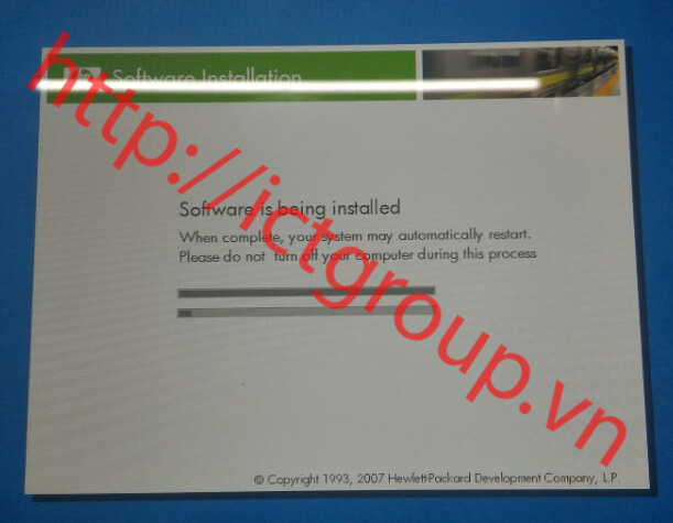HP Recovery Software installation