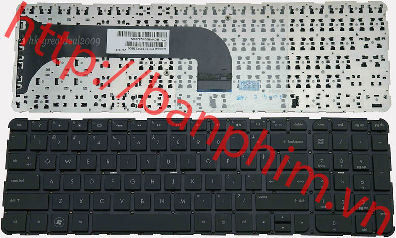 Bàn phím laptop HP Pavilion Envy M6 M6T M6-1000 M6-1100 M6-1200 M6-1055ea m6-1058ca m6-1068ca m6-1084ca Keyboard 