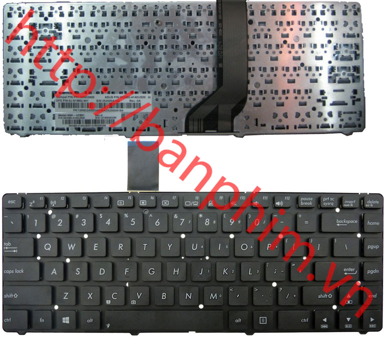 Bàn phím laptop Asus A45 A45V A45VM A45VD A85 R400 keyboard