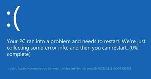 lỗi máy tính Dell không khởi động được Windows 10